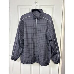 Tommy Armour Half Zip High Neck Men's Windbreaker Jacket Gray Size L